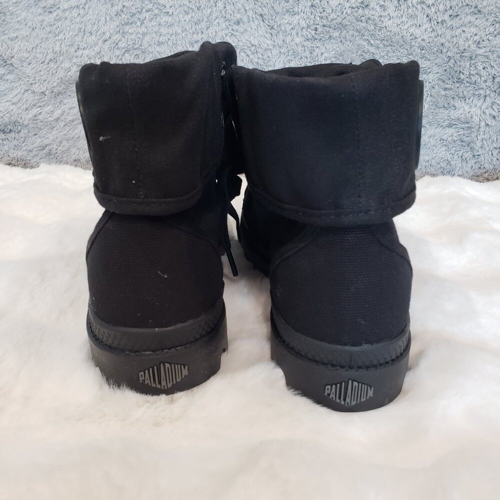 Palladium Mens Pampa Baggy Canvas Boots Black NEW Sizes Hi Rise Urban street - Picture 3 of 7